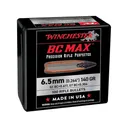Winchester BC Max 6.5mm 264 Caliber (264 Diameter) Bullets 140 Grain Polymer Tip Box of 100 - Winchester