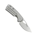 GiantMouse ACE Tipsy Pocket Knife 1.9" Drop Point Bohler N690 Stonewashed Blade Titanium Handle Silver - Giantmouse