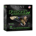 Kent Fasteel 2.0 Precision Waterfowl 12 Gauge Ammo 3" #2 Zinc Plated Steel Shot 1-1/4 oz Box of 25 - Kent