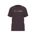 MeatEater Men's Horizontal Logo Short Sleeve Crew Neck T Shirt Burgundy Heather 2XL - MeatEater