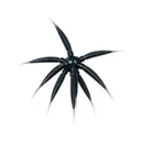 BassMooch Gumball 17mm Urchin Black & Blue - Bassmooch