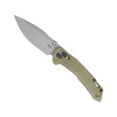 Zero Tolerance Sprint Run 0203GRM390 Pocket Knife 4" Drop Point M390 Stonewashed Blade Micarta Handle Olive Drab - Zero Tolerance