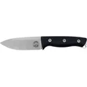 White River Knives Ursus Cub Fixed Blade Knife 3.5" Drop Point CPM MagnaCut Stonewashed Blade Micarta Handle Black - White River Knives