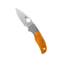 Spyderco Native 5 Sprint Run 50th Anniversary Pocket Knife 2.98" Drop Point CPM-S90V Polished Blade Bone Handle Amber - Spyderco