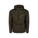 Drake Men's BMF Ultimate Wader Quarter Zip Hoodie Green Timber XL - Drake