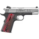 Ruger SR1911 Red Barn Street Edition 45 ACP Pistol 4.25" Barrel 7+1 Round Stainless Slide Red/Black Grip Black Frame - Ruger