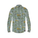 Marsh Wear Men's Fireside Shirt Jacket Vintage Turquoise Large - Marsh Wear