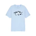 Simms Men's Abstract Tuna T Shirt Sky Blue Large - Simms