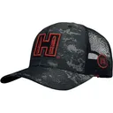 Hornady Men's H Patch Red Line Trucker Hat Black Camo One Size Fits Most - Hornady
