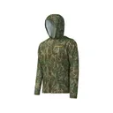 Muddy Outdoors Men's TRX Performance Sun Hoodie Mossy Oak Greenleaf XL - Gsm