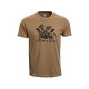 Vortex Optics Men's Waterfowl Species Core Logo Short Sleeve Crew Neck T Shirt Coyote Heather Medium - Vortex Optics