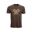 Vortex Optics Men's Western Hunt Series Short Sleeve Crew Neck T Shirt Brown Heather Medium - Vortex Optics