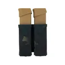 Haley Strategic Double Pistol Magazine Pouch with MP2 Insert Nylon Multicam Black - Haley Strategic
