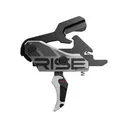 Rise Armament Blitz G2 Slide-and-Snap AR-15 Trigger Curved Silver - Rise Armament