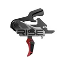 Rise Armament Blitz G2 Slide-and-Snap AR-15 Trigger Curved Red - Rise Armament