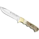 PUMA SGB Wildcat Commando Stag Fixed Blade Knife 4.6" Drop Point 1.4116 Satin Blade Polyoxymethylene (POM) Handle Tan - Puma