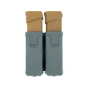 Haley Strategic Double Pistol Magazine Pouch with MP2 Insert Nylon Gray - Haley Strategic