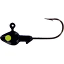 Big Bite Baits Minnow Head 1/32oz Minnow Jighead Black/Chartreuse Eye - Big Bite Baits