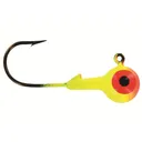 Big Bite Baits Double Dot 2 Color 1/8oz Round Ball Jighead Orange/Chartreuse - Big Bite Baits