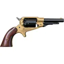 Pietta 1863 Remington Pocket Black Powder Revolver 31 Caliber 3.5" Blued Barrel Brass Frame Walnut Grip - EMF Company