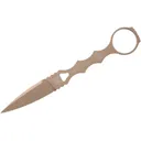 Benchmade SOCP Single Edge Fixed Blade Knife 2.75" Dagger 440C Flat Dark Earth Cerakote Blade 440C Handle Flat Dark Earth - Benchmade