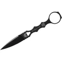 Benchmade SOCP Single Edge Fixed Blade Knife 2.75" Dagger 440C Black Cerakote Blade 440C Handle Black - Benchmade