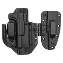 C&G Holsters MOD1 with Magazine Holder IWB Holster Right Hand Glock 19, 23, 44, 45  Kydex Black - C&G Holsters