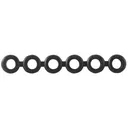 Troy Industries Squid Grip Inserts for Troy TRX Extreme, Alpha Rail, Delta Rail Handguards Rubber Black 7PK - Troy