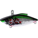 Bill Lewis Mini-Trap Lipless Crankbait Chrome Green Bleeding Shad - Bill Lewis