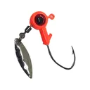 BoneHead Tackle BX Bladed 1/32oz Underspin Jighead Orange - Bonehead Tackle
