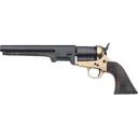 Pietta 1851 Navy Reb Nord Black Powder Revolver 44 Caliber 7.5" Blued Barrel Brass Frame Walnut Grip - Pietta