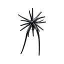 Hideup Coike Micro 5mm Urchin Black Solid - Hideup
