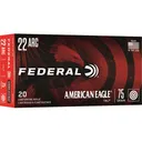 Federal American Eagle 22 ARC Ammo 75 Grain Full Metal Jacket Case of 200 (10 Boxes of 20) - Federal Premium