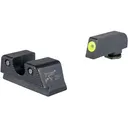 Trijicon HD XR Suppressor Height Night Sight Set for Glock 42, 43, 48 MOS Yellow Rear Front Outline - Trijicon