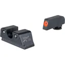Trijicon HD XR Suppressor Height Night Sight Set for Glock 42, 43, 48 MOS Orange Rear Front Outline - Trijicon