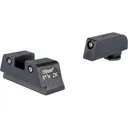 Trijicon Suppressor Height Night Sight Set for Glock 42, 43, 48 MOS Black Rear Black Front - Trijicon