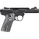 Ruger Mark IV 22/45 Lite 22 Long Rifle Pistol 4.4" Threaded Barrel 10+1 Round Black Slide Black/Gray Grip Black Frame - Ruger