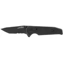 SOG Vision Pocket Knife 3.36" Partially Serrated Tanto Point CTS-XHP Titanium Nitride Blade G-10 Handle Black - SOG Knives