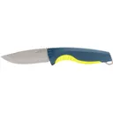 SOG Aegis FX Fixed Blade Knife 3.7" Drop Point 4116 Krupp Satin Blade Rubber Handle Indigo/Acid - SOG Knives