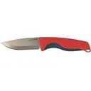 SOG Aegis FX Fixed Blade Knife 3.7" Drop Point 4116 Krupp Satin Blade Rubber Handle Rescue Red/Indigo - SOG Knives