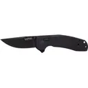 SOG Tac XR Pocket Knife 3.39" Clip Point D2 Titanium Nitride Blade G-10 Handle Blackout - SOG Knives