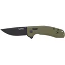 SOG Tac XR Pocket Knife 3.39" Clip Point D2 Titanium Nitride Blade G-10 Handle Olive Drab - SOG Knives