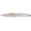 SOG Twitch III Assisted Opening Pocket Knife 3.1" Drop Point 154CM Satin Blade Aluminum Handle Silver - SOG Knives