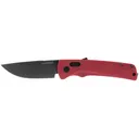 SOG Flash AT Assisted Opening Pocket Knife 3.39" Drop Point D2 Titanium Nitride Blade Glass Reinforced Nylon (GRN) Handle Red - SOG Knives