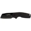 SOG Stout SJ Folding Knife 2.4" Cleaver Cryo D2 Black Blade G10 Handle Blackout - SOG Knives