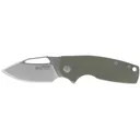 SOG Stout FLK Pocket Knife 2.62" Clip Point Cryo D2 Stonewashed Blade G10 Handle Olive Drab - SOG Knives