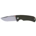 SOG Tellus FLK Pocket Knife 3.65" Drop Point 440 Stonewashed Blade Glass Reinforced Nylon (GRN) Handle Olive Drab - SOG Knives