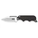 SOG Instinct Mini Fixed Blade Knife 1.9" Clip Point 5Cr15MoV Satin Blade G-10 Handle Black - SOG Knives