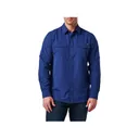 5.11 Men's Marksman Long Sleeve Shirt Blue Mussel Medium - 5.11 Tactical