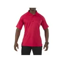 5.11 Men's Performance  Short Sleeve Polo Shirt Range Red 2XL - 5.11 Tactical
